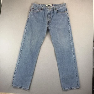 VTG Levis 505 Jeans Mens 36x32 Blue Regular Fit Straight Leg Denim Made Mexico - Picture 1 of 11