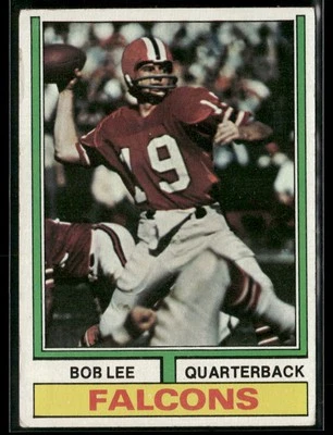 1974 Topps Bob Lee 265 Atlanta Falcons Poor - Image 1 of 2