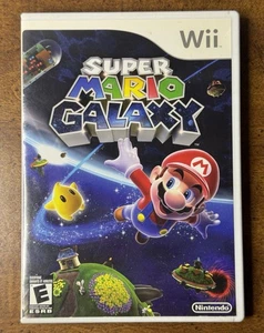 Super Mario Galaxy Nintendo Wii 2011 Game & Case No Manual Tested - Picture 1 of 4