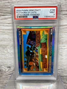 2024 Minecraft Obiettivi: Pletora di Gatti /10 Diamante Otticromo PSA 9 - Foto 1 di 2
