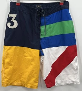 NEW Polo Ralph Lauren Colorblock Swim Trunks/Board Shorts Boys Large 14-16 - Picture 1 of 10