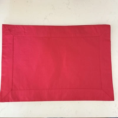 6 manteles rojos rectangulares Navidad San Valentín Foto 1 de 4