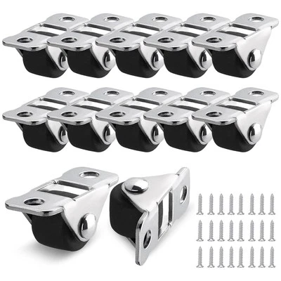 MARKE NEUSID 12 Stück Möbelrollen Klein, 1.2 cm Laufrollen Bockrollen mit Stahloberplatte R
