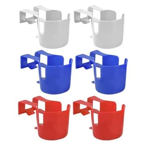 Spill-Resistant Pool Drink Holders - 6 Pack- Red, White, and Blue - Picture 1 of 7