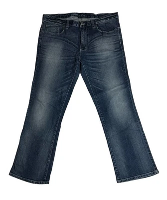 Kenneth Cole New York Mens Straight Leg Jeans Stretch Medium Blue 36X30 (A) - Image 1 of 4