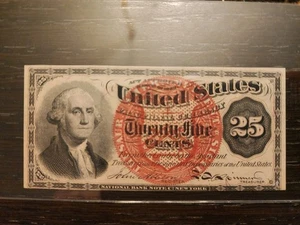FRACTIONAL CURRENCY ~ FR 1302 4th ISSUE 25 CENTS ~ BRIGHT! ~ CRISP UNCIRCULATED! - Picture 1 of 2