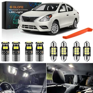 LED Interior Light Kit + License Plate Light Bulbs for Nissan Versa 2012-2019 - Picture 1 of 7