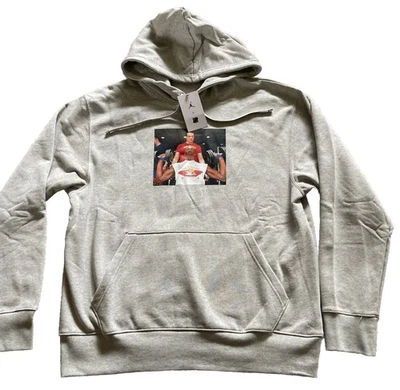 JORDAN x UNDEFEATED Hoodie Men Large Breakfast Club Heavyweight Fleece DX6317 - Image 1 of 4