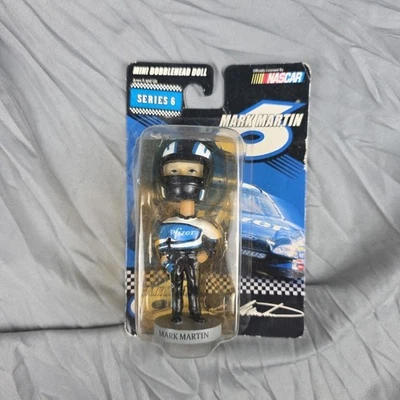 NASCAR Serie 6 Mini Muñeca Bobblehead Mark Martin Bobble Dobbles Nueva Foto 1 de 4