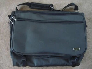 Eddie Bauer Deluxe Tri-Fold Garment Bag Suit Charcoal Black - Picture 1 of 8