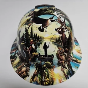 Schutzhut mit voller Krempe speziell mit Wasser getaucht IN AMERIKANISCHEM SPORTLER ANGELN JAGEN - Bild 1 von 7