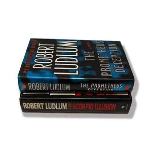 Robert Ludlum Book Lot, (2 Hardcover, 1st Edition) - Picture 1 of 10