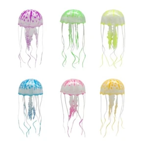 Fluorescence Jellyfish Aquarium Decorations for Large Small FishTank - Picture 1 of 12