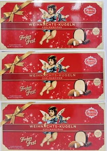 3x Reber, Weihnachts-Kugeln aus Edelmarzipan je 200g -MHD 07/25- - Bild 1 von 4