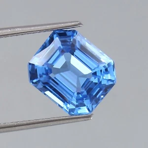 AAA+ Natural Ceylon Genuine Fancy Blue Spinel Loose Radiant Cut Gemstone 6.70 Ct - Picture 1 of 6