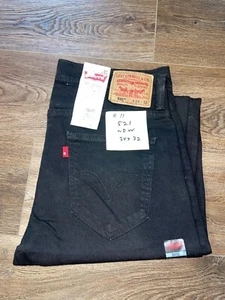Levi Black jeans style 521 size 34x32 - Picture 1 of 2