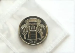 2017 CANADA 25¢ 125TH ANNIVERSARY OF STANLEY CUP NHL UNC QUARTER in Cello - Picture 1 of 1