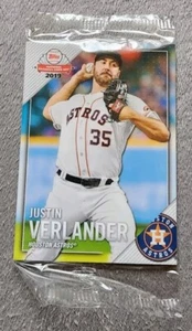 2019 Topps National Baseball Card Day Justin Verlander Houston Astros New Pack - Picture 1 of 2