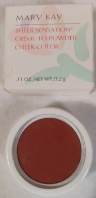 Mary Kay Sheer Sensation Creme-To-Powder Cheek Color Melrose Mauve .11 Oz NOS - Image 1 of 4