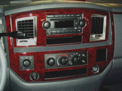 JUEGO INTERIOR KIT MOLDURA DASHI CENTRAL DODGE RAM 1500 2500 3500 FIT 2006-2009 Foto 1 de 4