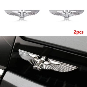 Pegatina de emblema de emblema de coche Hawk Eagle Adler 2 piezas Car Body Side Mark 3D - Imagen 1 de 5