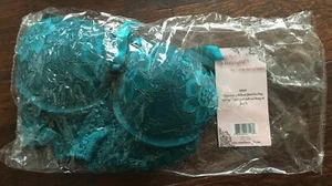 seven till midnight Bra & Highwaisted Thong aqua with panties new - Picture 1 of 2