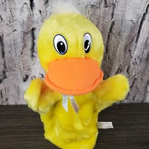 NOS Plush Yellow Duck 10" Hand Puppet Teacher Aide, Prop - Spring Easter - Picture 1 of 8