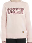 Carhartt Kinder Langarm Rundhalsausschnitt Sweatshirt rosa Größe Small (5) Rosenquarz