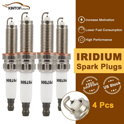 4x Iridium & Platinum Spark Plug For BMW 428i Gran Coupe For 328i GT xDrive 2.0L - Image 1 of 4