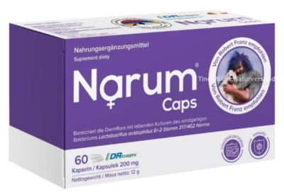 Narum Caps Lactobacillus acidophilus ER-2 Stamm 317/402 Narine, 60 Kapseln
