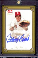 JOHNNY BENCH ~ 2004 Greats of the Game Autographs #GBA-JB AUTO