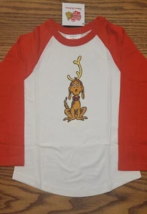 New Hanna Andersson Max Dog Christmas tree baseball shirt. Size 110 / 5. - Picture 1 of 4