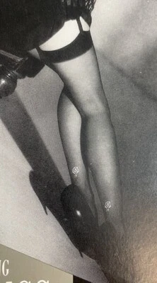 10 Denier Glitter Motif Evening Stockings  One Size - Image 1 of 3