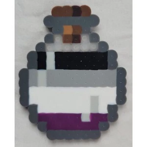 Asexual LGBT Potion Perler Pixel Art - Picture 1 of 2
