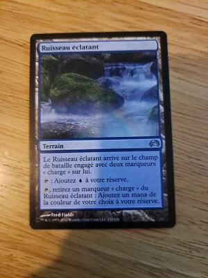 MTG - Vivid Creek - Planechase 2012 - NM - French Edition - Image 1 of 2