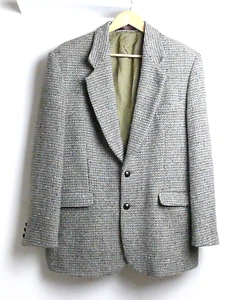 Rare John Molloy Donegal Tweed Wool Blazer -sz 44 - Picture 1 of 9