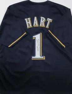 Brewers All Star COREY HART Signed Custom Replica Navy Jersey AUTO - JSA - Picture 1 of 3