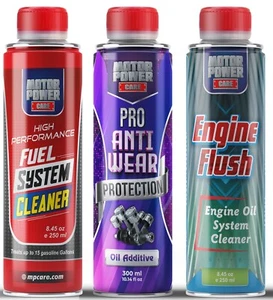 Engine flush, Fuel Cleaner, Oil additive anti wear protection, MotorPower Care - Picture 1 of 5