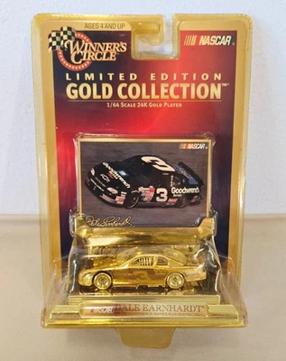 NASCAR Winners Circle 1/64 Diecast 24K Gold Plated Ltd Edition Dale Earnhardt - Image 1 of 3
