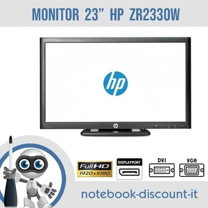 Monitor HP ZR2330w Schermo 23" PER PC DESKTOP 1920x1080 DisplayPort Grado B - Imagen 1 de 6