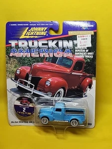 1997 Johnny Lightning Blue  1940 Ford Playing Mantis Trucking America NOS 🔥F - Picture 1 of 17