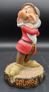 Gartenstatue "GRUMPY" Disney Schneewittchen und die sieben Zwerge 9 Zoll - Bild 1 von 6