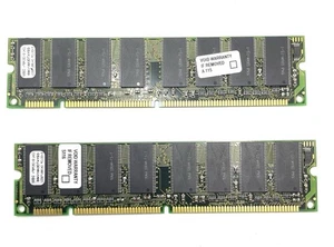 2x128MB 256MB MEMORIA DIMM SDRAM PC 133 MSC 864V16A3DT4YSG CL3 - Foto 1 di 2