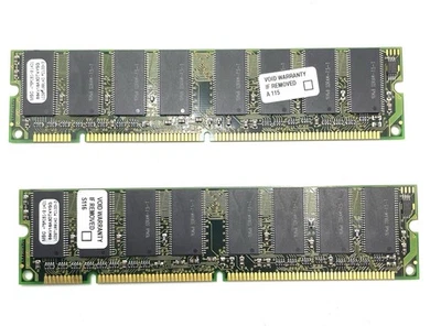 2x128MB 256MB MEMORIA DIMM SDRAM PC 133 MSC 864V16A3DT4YSG CL3 - Immagine 1 di 2