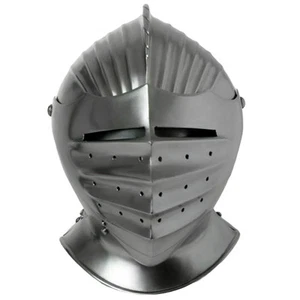 Mittelalter Deutsch Maximilian Helm Ritter Krieger Reenactment Cosplay LARP Rüstung - Bild 1 von 4