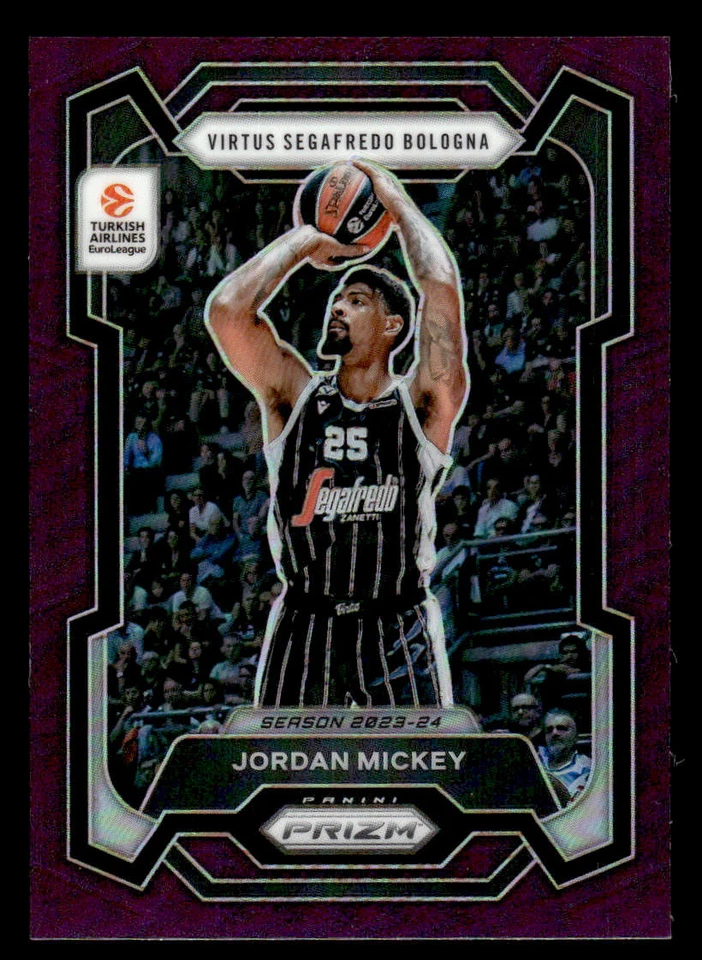 Jordan Mickey 2023-24 Panini Prizm EuroLeague #122 紫色 #/99 — 第 1/1 张图片