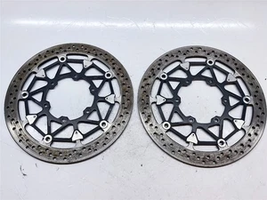 2017 Suzuki GSX-R1000 ABS Left & Right Front Brake Discs - 5921017K01000 - Picture 1 of 9