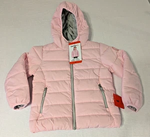 Neu mit Etikett Gerry Jersey gefütterte Luftpolsterjacke Größe 6 Farbe pink - Bild 1 von 10