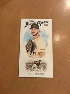 2025 Topps Allen & Ginter Mini Rare 1889 N222 (Minis) N222-13 Paul Skenes SP - Bild 1 von 2