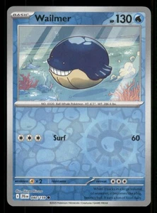 Wailmer SV09: Journey Together #040/159 Common Reverse Holo Pokemon NM - Picture 1 of 2